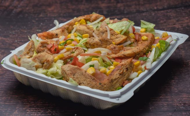 ENSALADA DE POLLO A LA PLANCHA